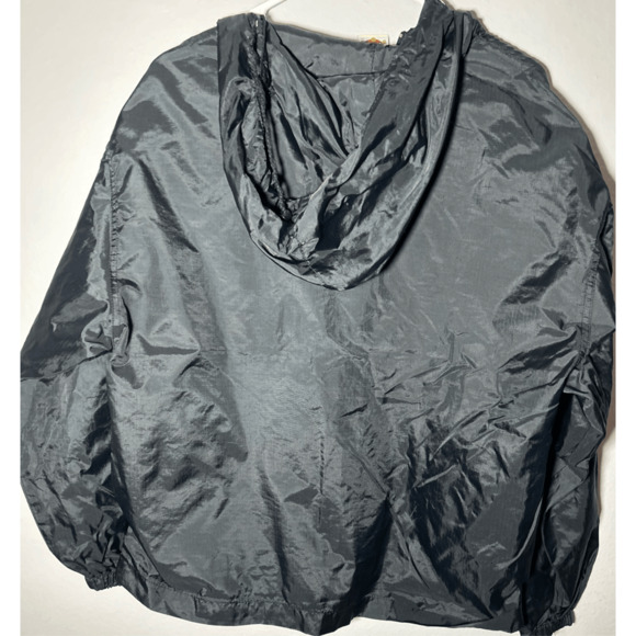 VTG 1997 TWEETY BIRD Looney Tunes Mens Black Nylon Windbreaker Jacket Unlined Sz - Picture 8 of 10